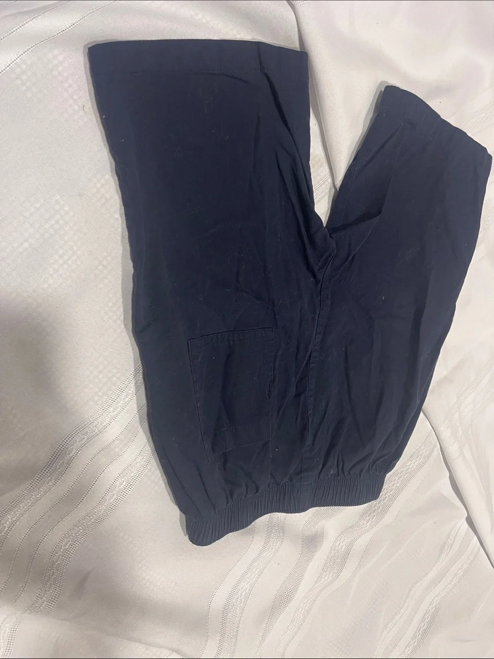 Kenneth Cole Navy Drawstring Elastic Waist Shorts